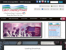 Tablet Screenshot of lakecountrypower.coop